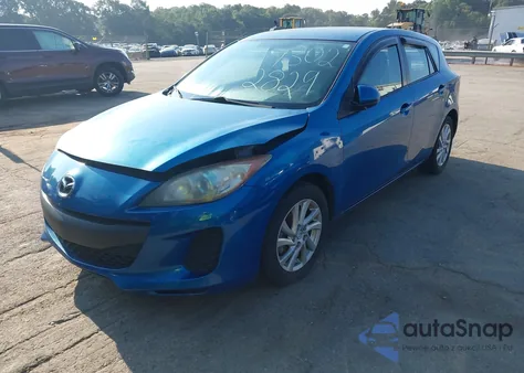 2012 Mazda Mazda3 I Touring из США, поврежденный, VIN JM1BL1L70C1679281